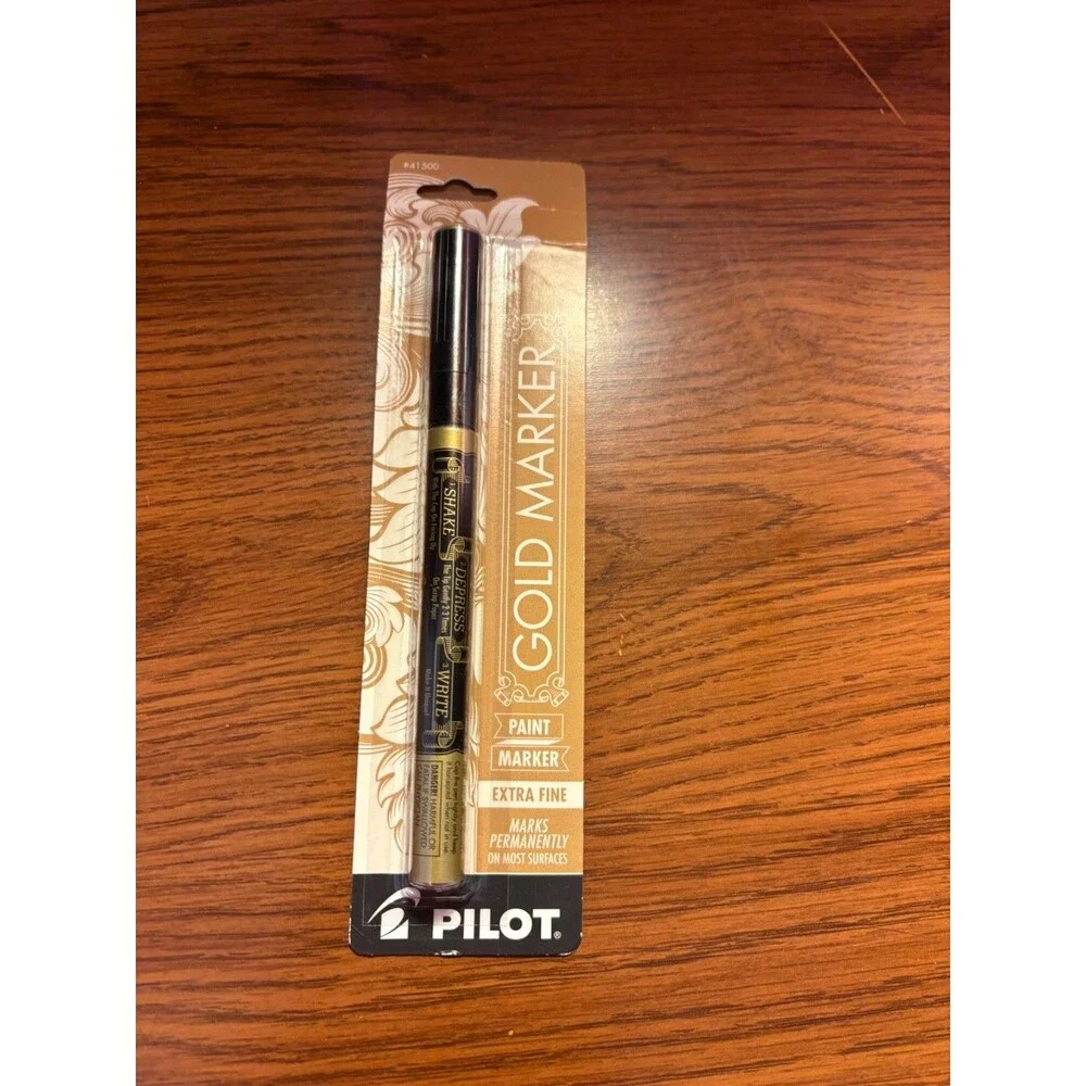 Pilot Gold Paint Marker 41500 0.5mm Extra Fine Point